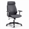 Chaise de bureau ergonomique en tissu gris réglable 55 x 60 x 120cm