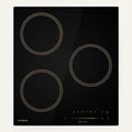 Klarstein Victoria Plaque ¨¤ Induction Encastrable - 3 Zones, 6600 W Avec Boosters, Commande Tactile ¨¤ Curseur, Minuterie  Verrouillage Parental, Vitroc¨¦ramique Noire, Design Compact 45 cm(Beige)