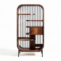 Étagère en bois avec étagères ouvertes et tiroir en design moderne 150 x 60 x 180cm