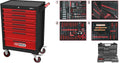KS TOOLS ECOline Servante d'atelier NOIR/ROUGE avec 7 tiroirs et 515 outils d'excellente qualit¨¦ ( 897.7515 )(d¨¦faut)