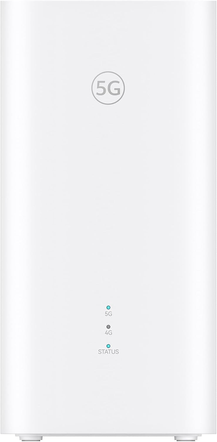 CPE 5s 5G, H153, SIM de routeur 5G,Wi-FI 6 AX3000, DL 3 600 Mbit/s/UL 500 Mbit/s, Antenne ¨¤ Gain ¨¦lev¨¦ 9 dBi, Port LAN/WAN, Diagnostic Wi-FI visualis¨¦, Haut d¨¦bit Mesh+ ¨¤ Domicile, garantie de 30 mois(Blanc)