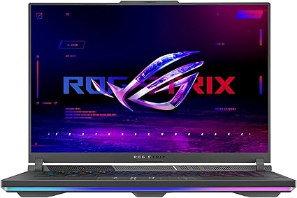 Asus ROG STRIX-G16-G614JI-N3082W PC Portable Gamer 16 FHD+ 165Hz Intel Core i7-13650HX RTX 4070 8 GB TGP 140W 32Go RAM DDR5 1TO SSD MVMe M.2 PCIe4, Windows 11Home Clavier AZERTY R¨¦tro¨¦claire RGB