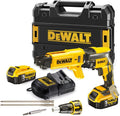 DEWALT - Visseuse Plaques de Platre Brushless 18V XR 5.0Ah Li-Ion - DCF620P2K-QW - Tournevis ¨¦lectrique sans Fil avec 2 Batteries et Chargeur - Vitesse ¨¤ Vide 0-4400tr/min - 435W