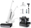 Rowenta X-Clean 10 et Clean it, Aspirateur Laveur sans Fil et Shampouineuse, Parfait pour Taches Tenaces et Poils, Sols Durs, Moquettes et Tapis GZ7540WO + IN5010F0(Blanc/Noir)