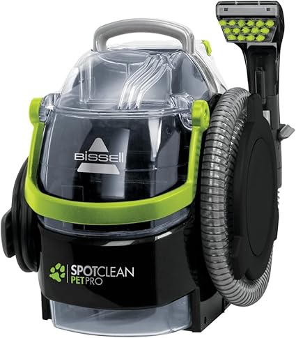 BISSELL SpotClean Pet Pro, Shampouineuse Canap¨¦, Moteur Puissant de 750W, Id¨¦al pour les Propri¨¦taires d'Animaux, Nettoyeur pour Tapis, Moquettes, Meubles, Tissus, Voiture  Plus Encore, 15585
