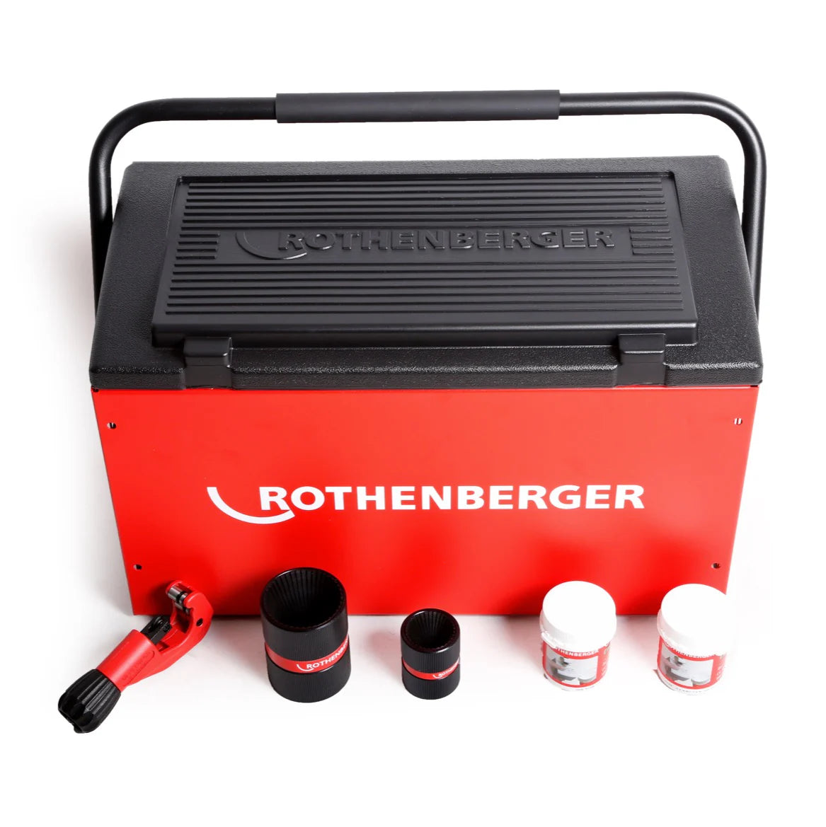 Rothenberger ROFROST Turbo cong¨¦lateur pour tubes 1 ? R290 ensemble complet + 3 pions de transfert de chaleur + 1x coupe-tube + 2x ¨¦bavureur(d¨¦faut)