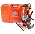 Fein KBU 35 PQW Universal Unit¨¦ de per?age magn¨¦tique jusqu'¨¤ 35 mm ( 72707261000 ) + Jeu d'accessoires 5 pi¨¨ces + Coffret(d¨¦faut)